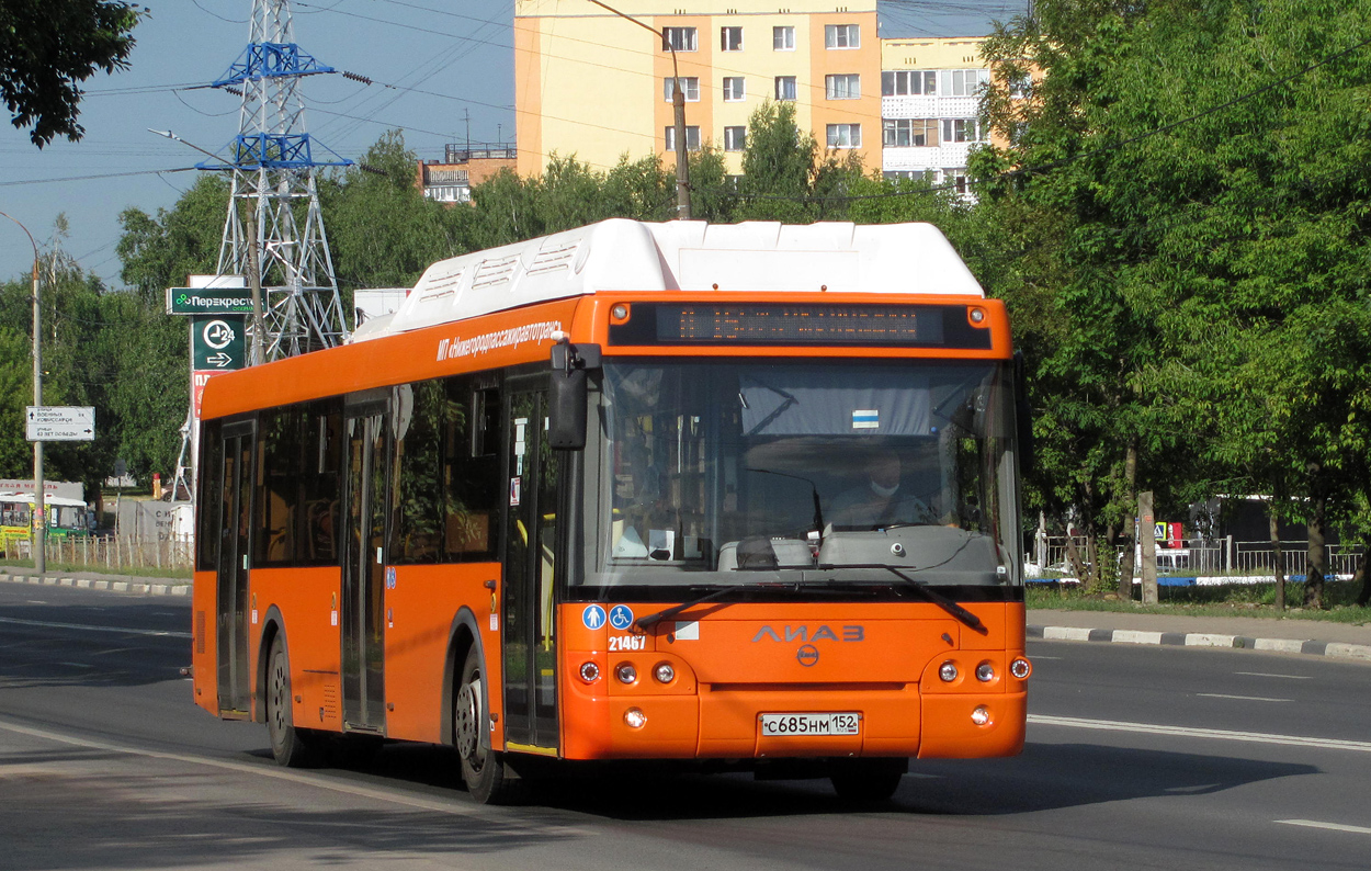 Nizhegorodskaya region, LiAZ-5292.67 (CNG) # 21467