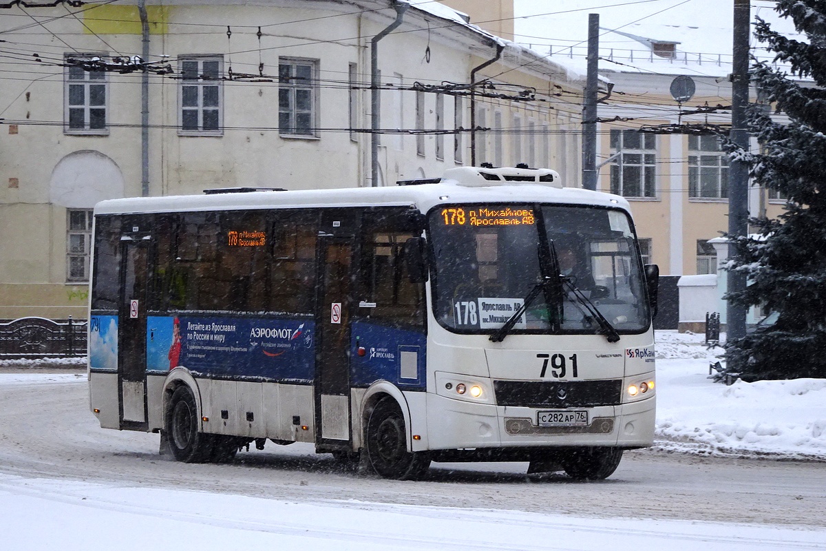 Ярославская область, ПАЗ-320414-05 "Вектор" (1-1) № 791