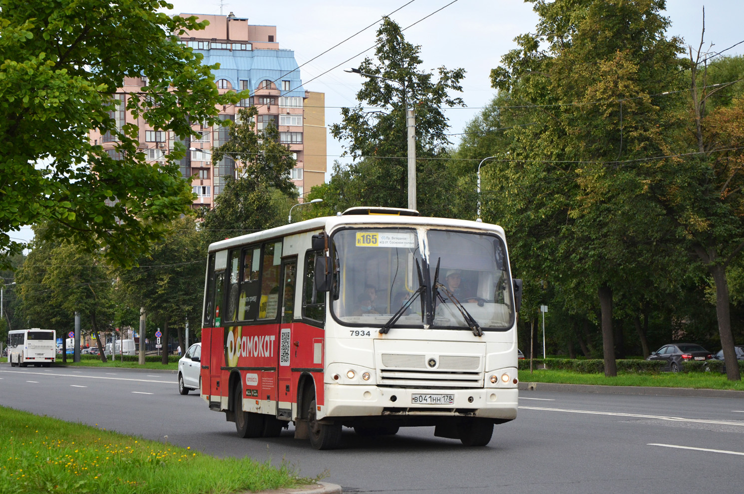 Санкт-Петербург, ПАЗ-320402-05 № 7934