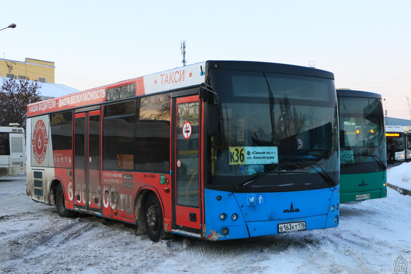 Санкт-Петербург, МАЗ-206.067 № В 163 КТ 178