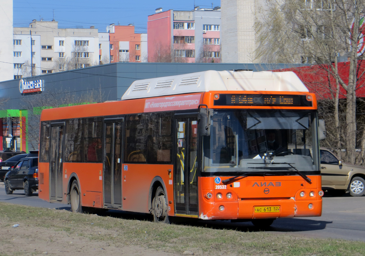 Нижегородская область, ЛиАЗ-5292.67 (CNG) № 20532