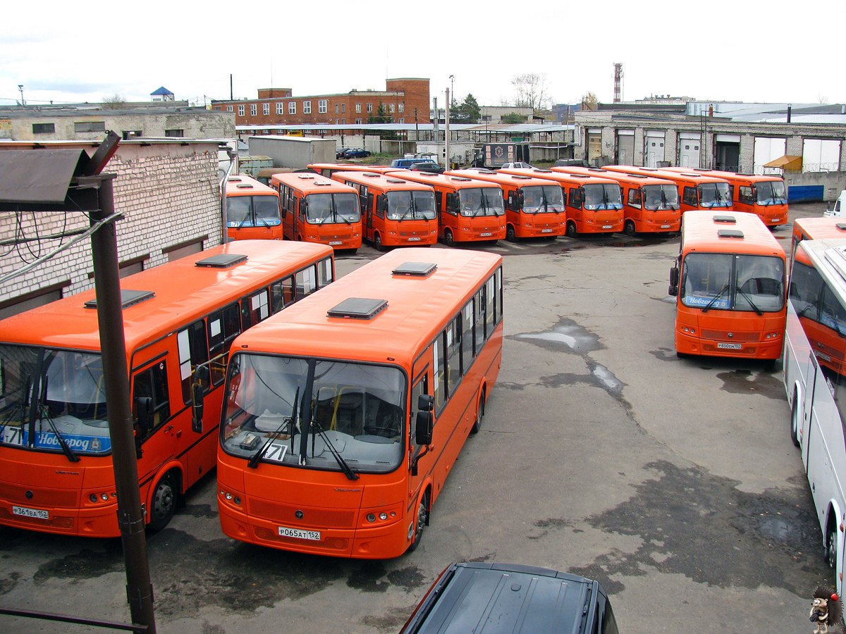 Nyizsnyij Novgorod-i terület, PAZ-320414-05 "Vektor" sz.: Р 065 АТ 152; Nyizsnyij Novgorod-i terület — Depots