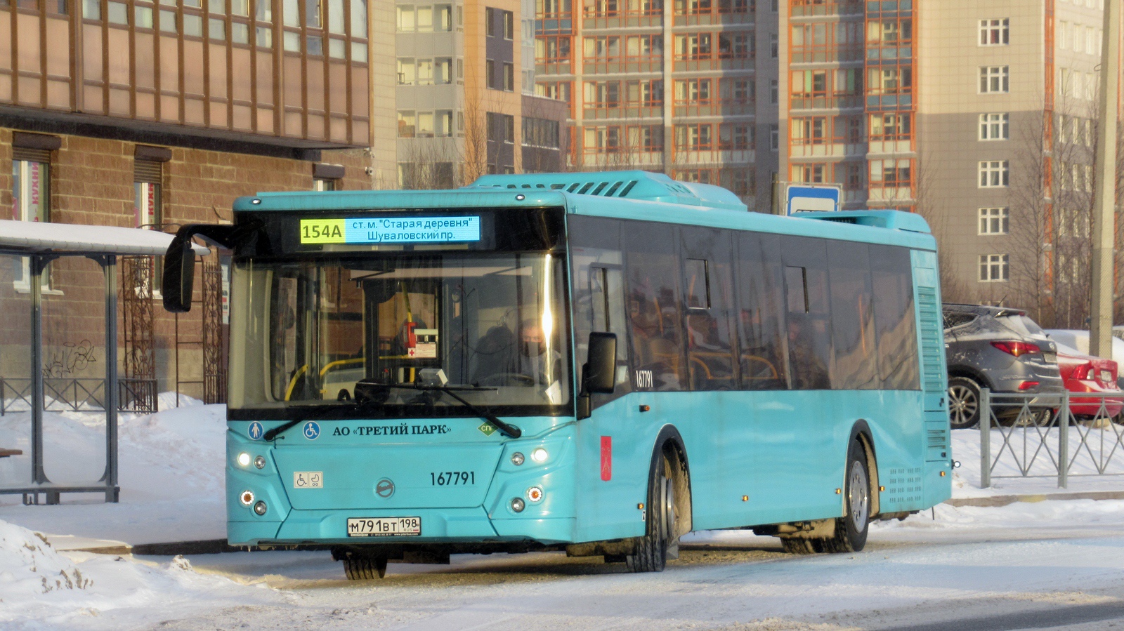 Sankt Petersburg, LiAZ-5292.67 (LNG) Nr М 791 ВТ 198