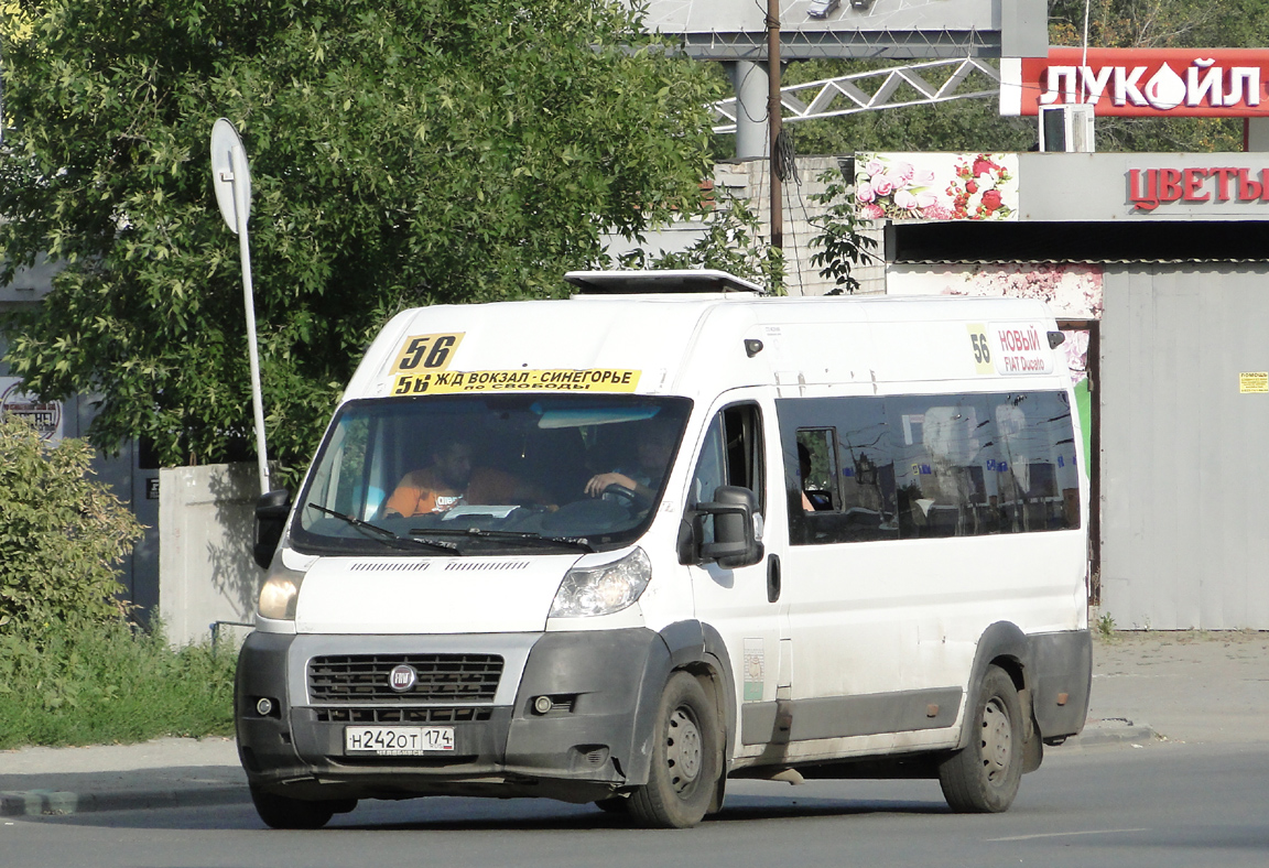 Челябинская область, Нижегородец-FST613 (FIAT Ducato) № Н 242 ОТ 174