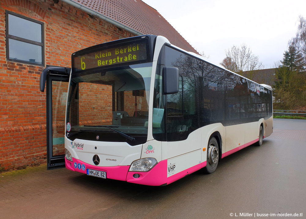 Нижняя Саксония, Mercedes-Benz Citaro C2 hybrid № 82