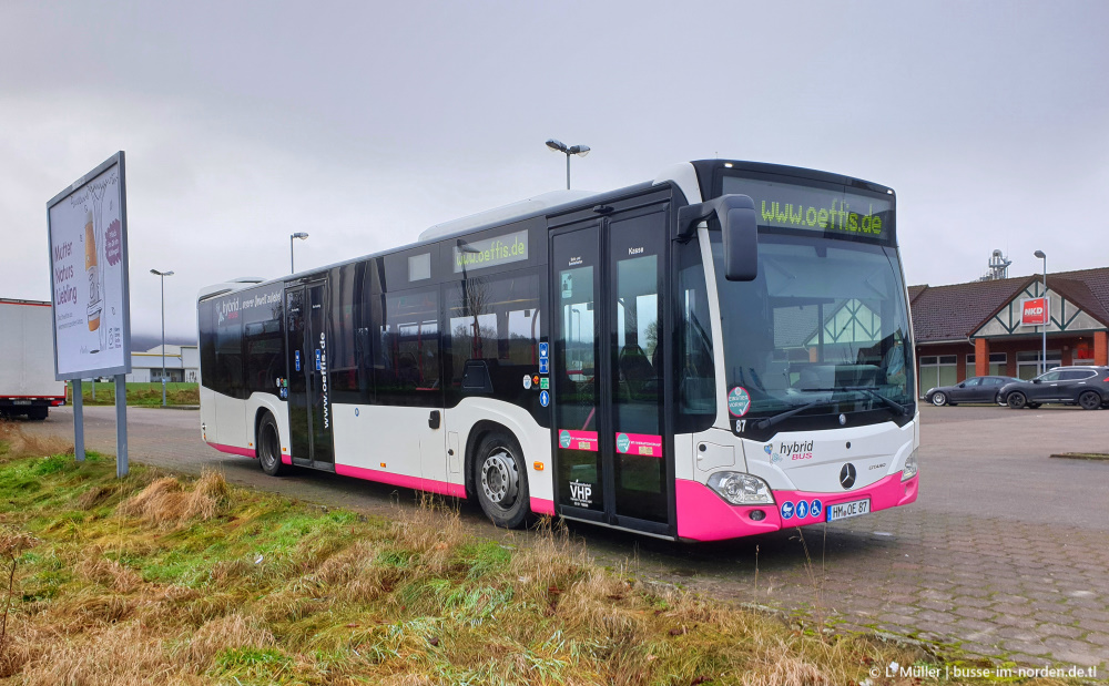 Нижняя Саксония, Mercedes-Benz Citaro C2 hybrid № 87