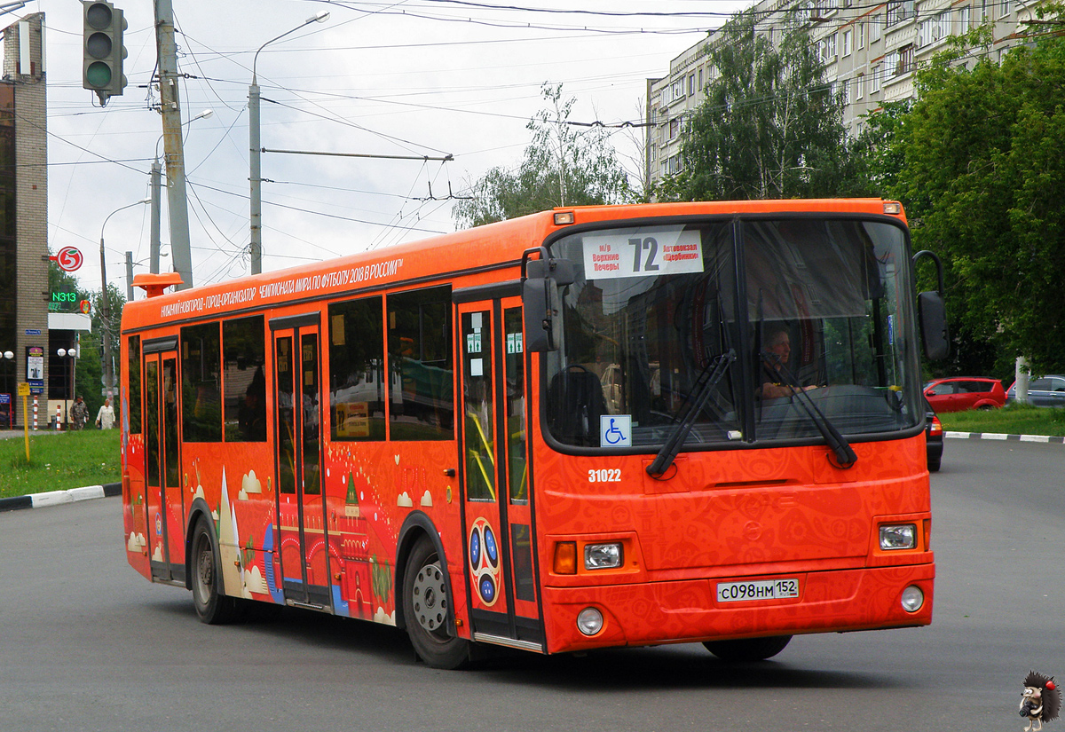 Нижегородская область, ЛиАЗ-5293.60 № 31022