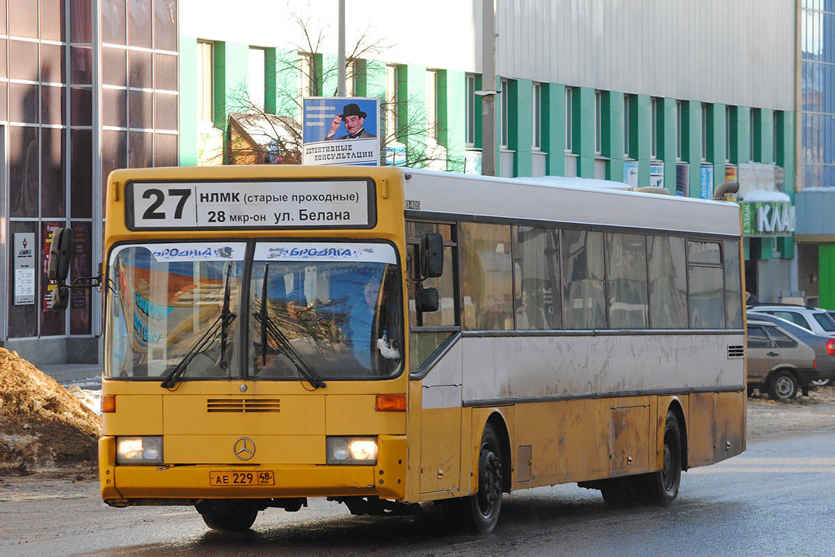 Липецкая область, Mercedes-Benz O405 № АЕ 229 48