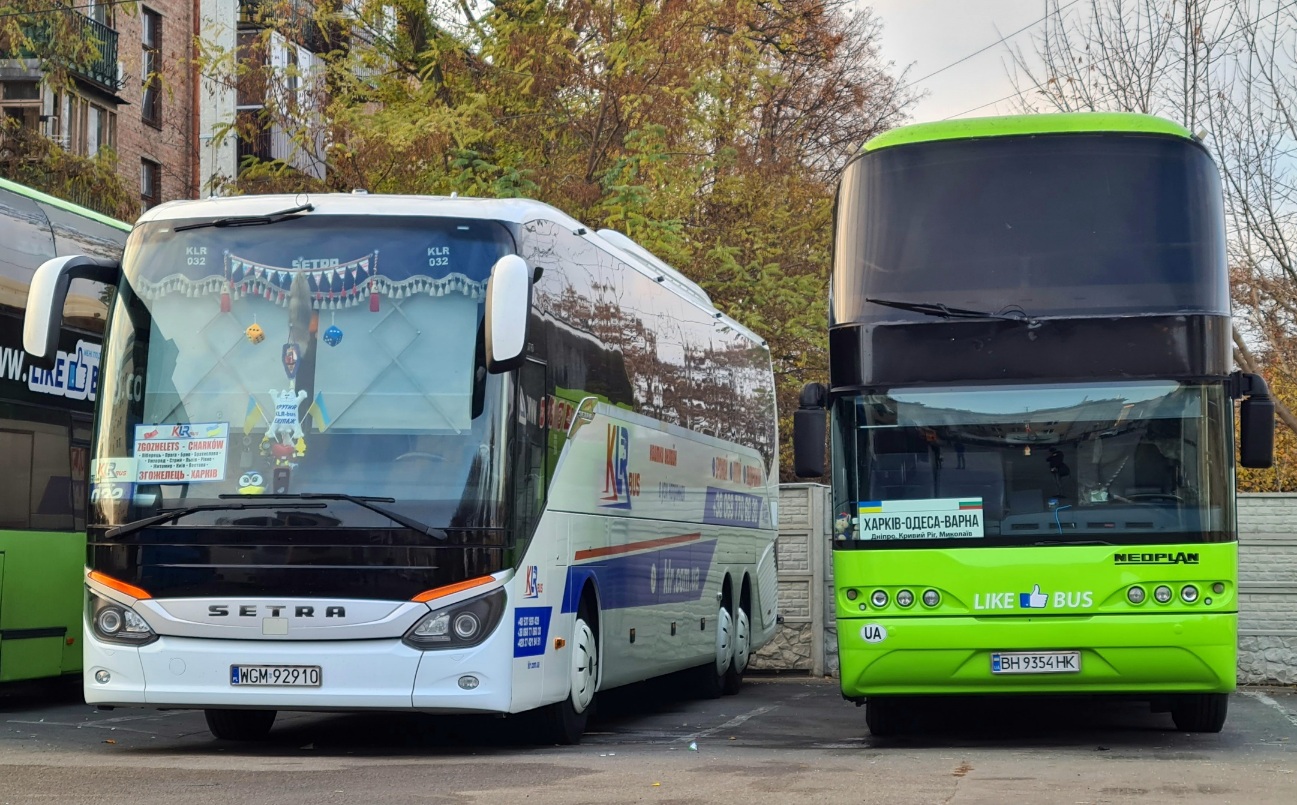 Польша, Setra S517HD № 032; Одесская область, Neoplan PB1 N1122/3C Skyliner C № BH 9354 HK