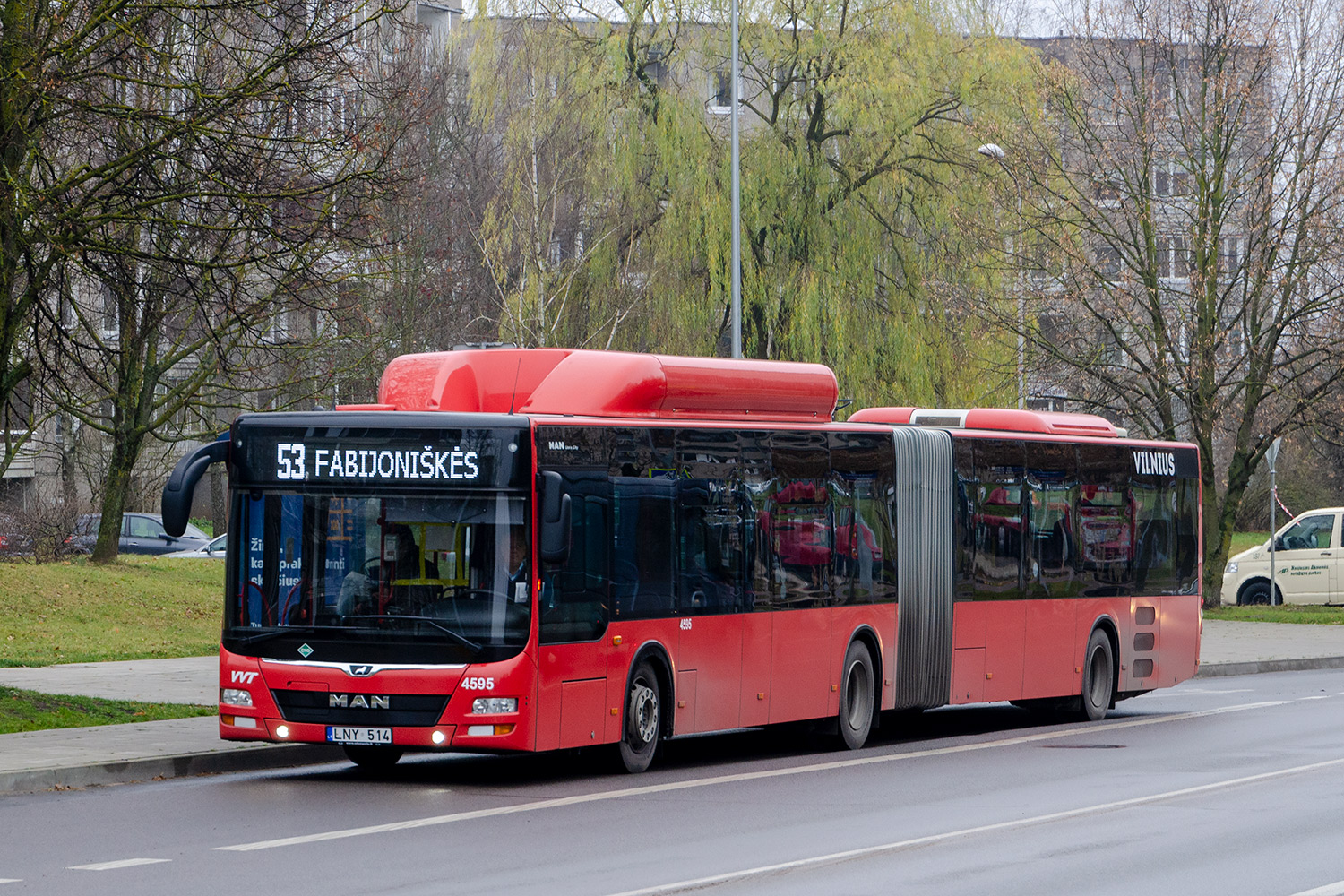 Литва, MAN A23 Lion's City G NG313 CNG № 4595