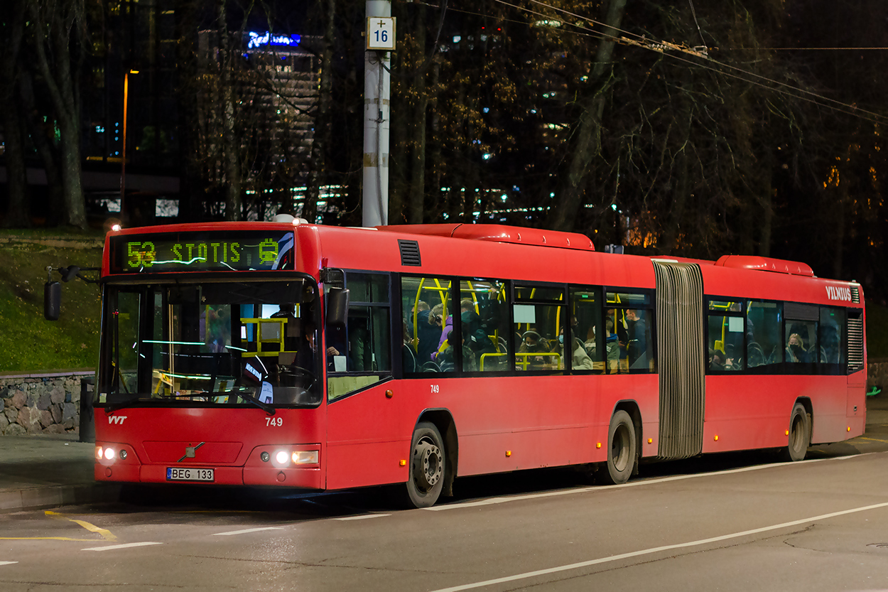 Литва, Volvo 7700A № 749