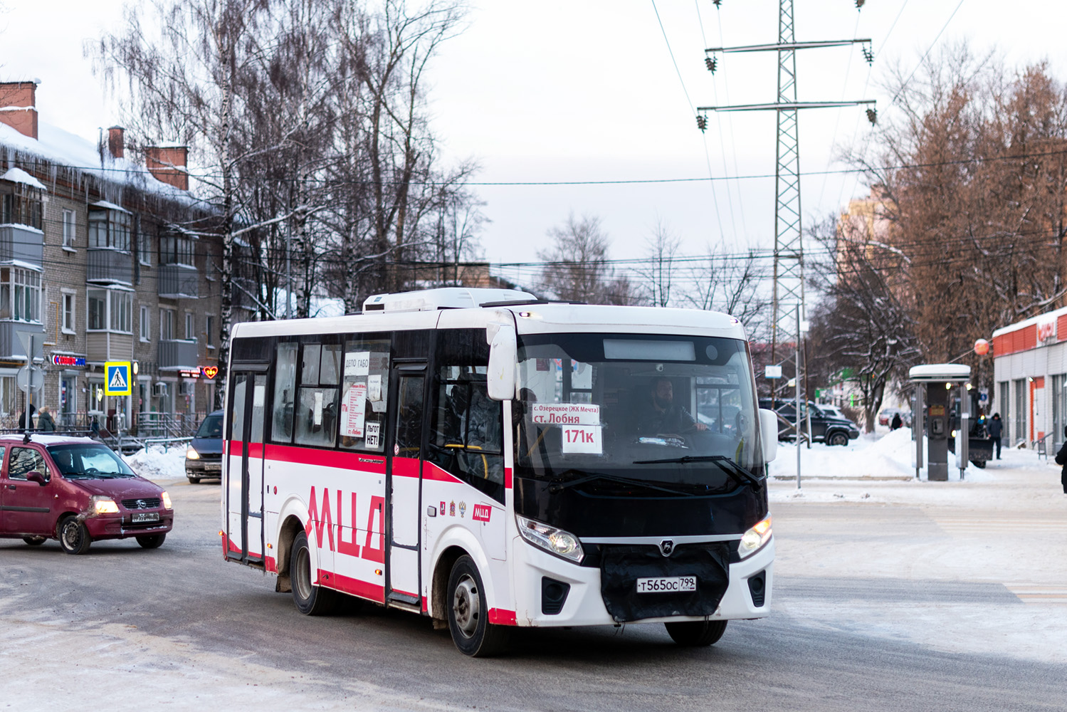 Москва, ПАЗ-320435-04 "Vector Next" № Т 565 ОС 799