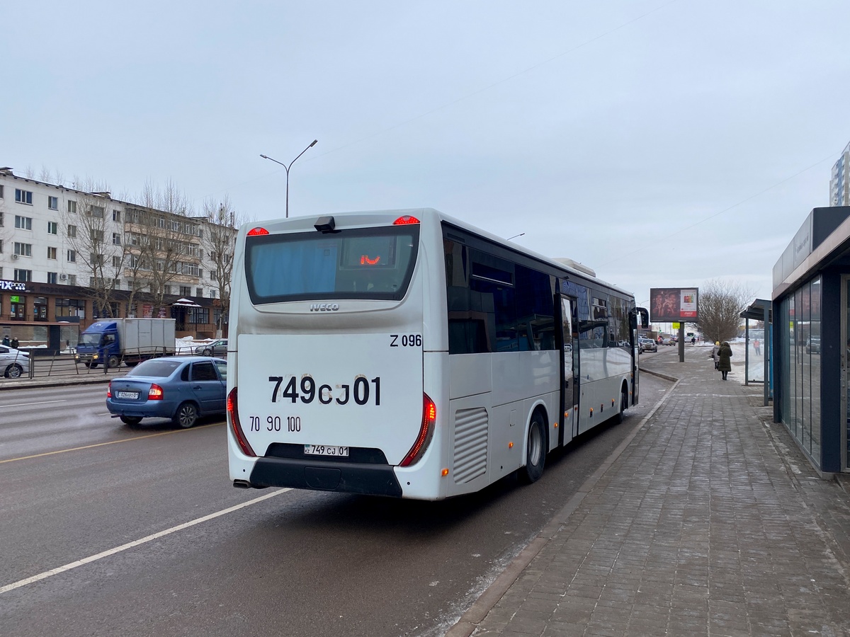 Астана, IVECO Crossway LINE 13M (СарыаркаАвтоПром) № Z096