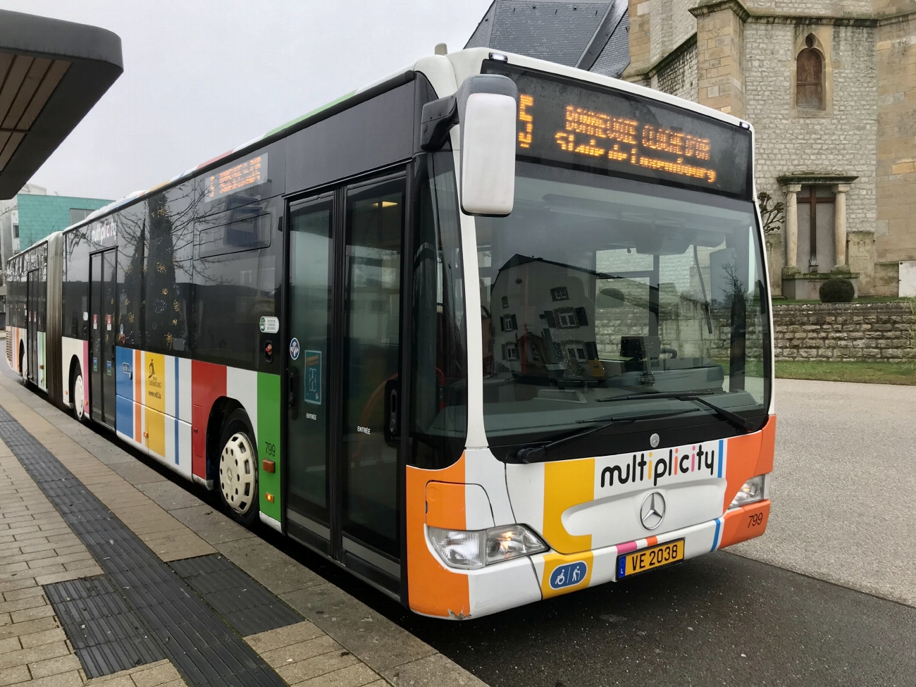 Люксембург, Mercedes-Benz O530G Citaro facelift G № 799