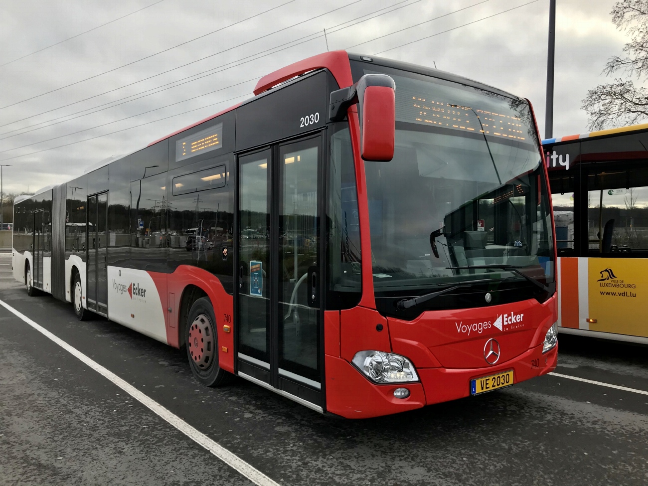 Люксембург, Mercedes-Benz Citaro C2 G № 740