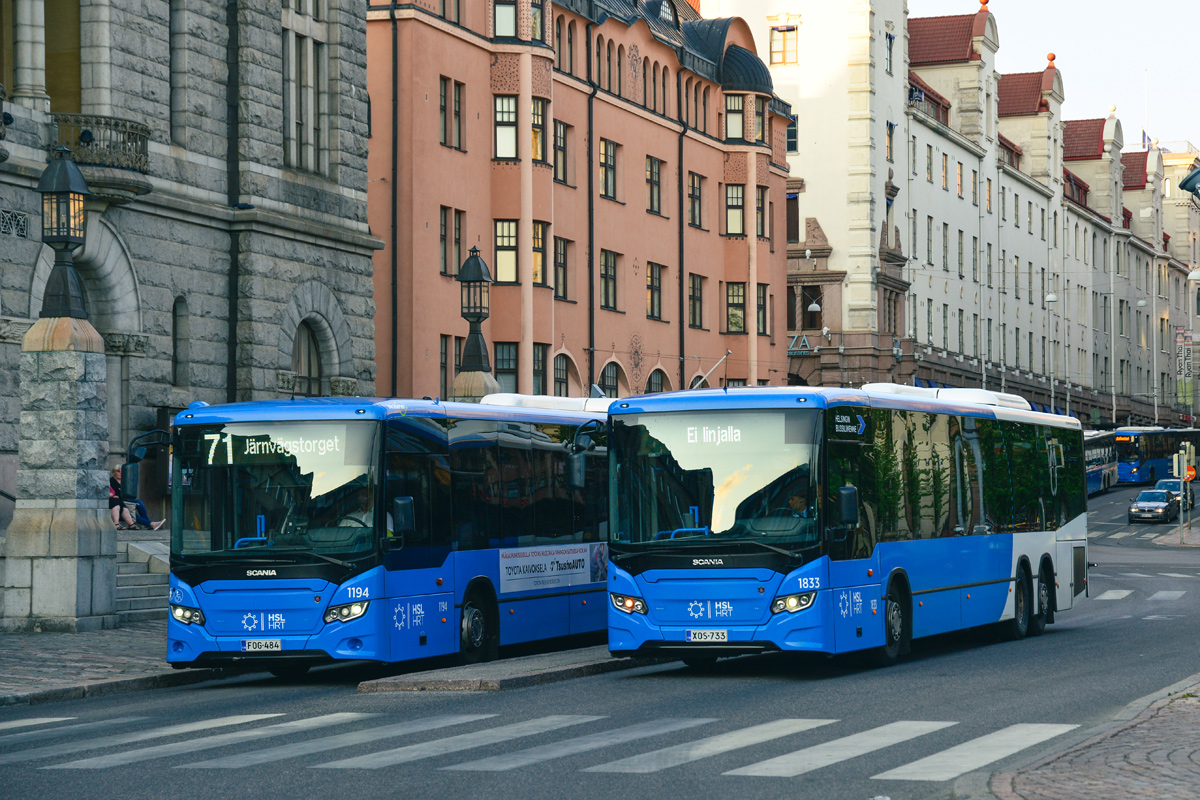Финляндия, Scania Citywide LE Suburban № 1833