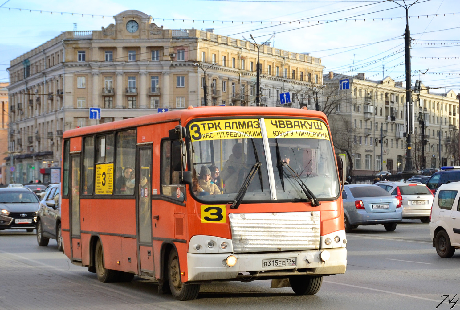 Челябинская область, ПАЗ-320402-05 № В 315 ЕЕ 774