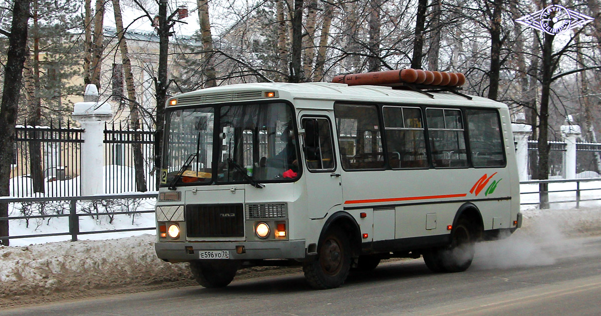 Томская область, ПАЗ-32054 № Е 596 УО 70