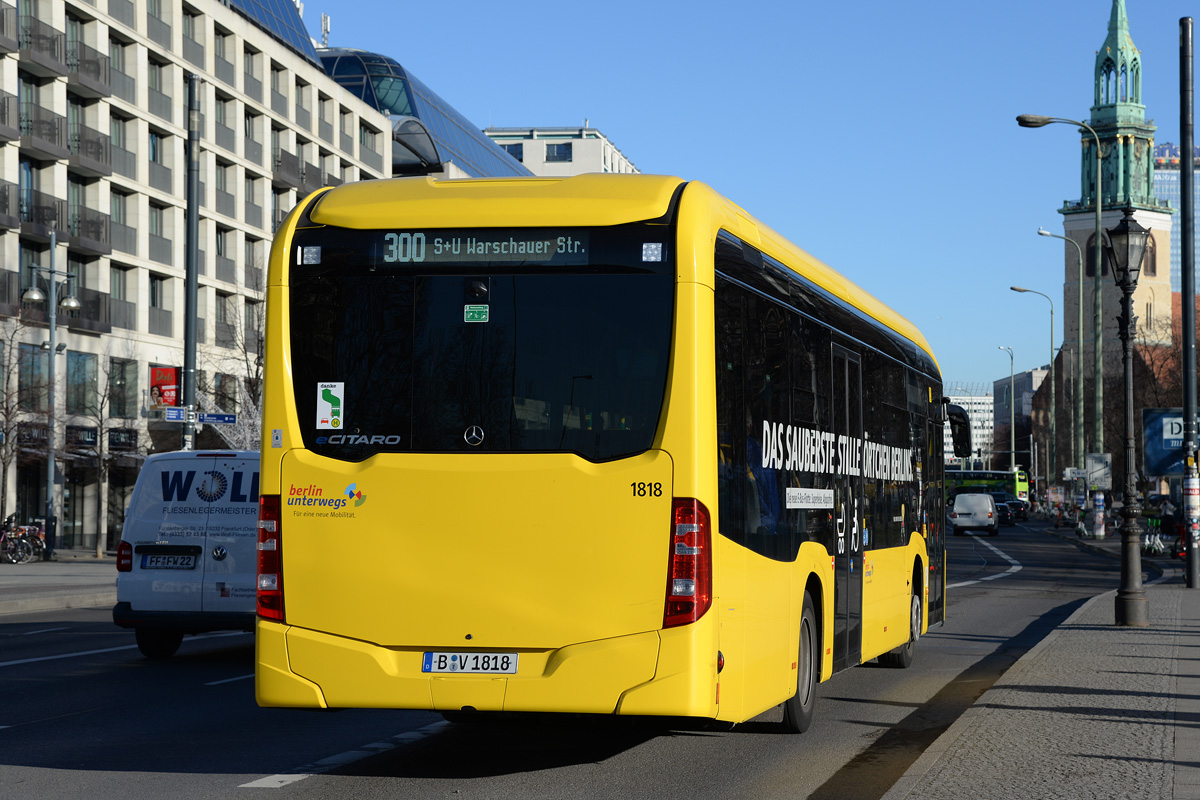 Берлин, Mercedes-Benz eCitaro № 1818