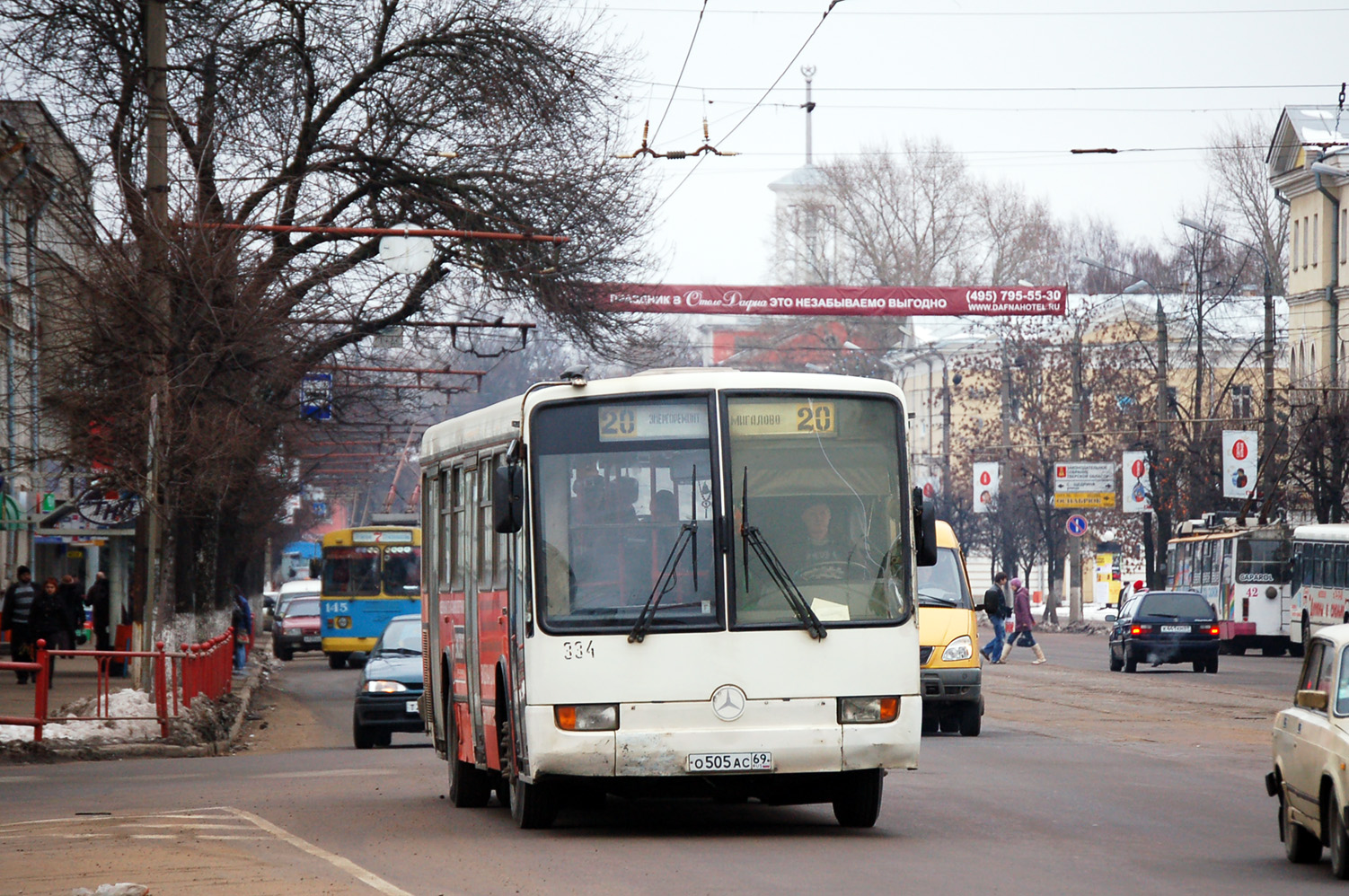 Tver region, Mercedes-Benz O345 # 334; Tver region — Urban, suburban and service buses (2000 — 2009 гг.)