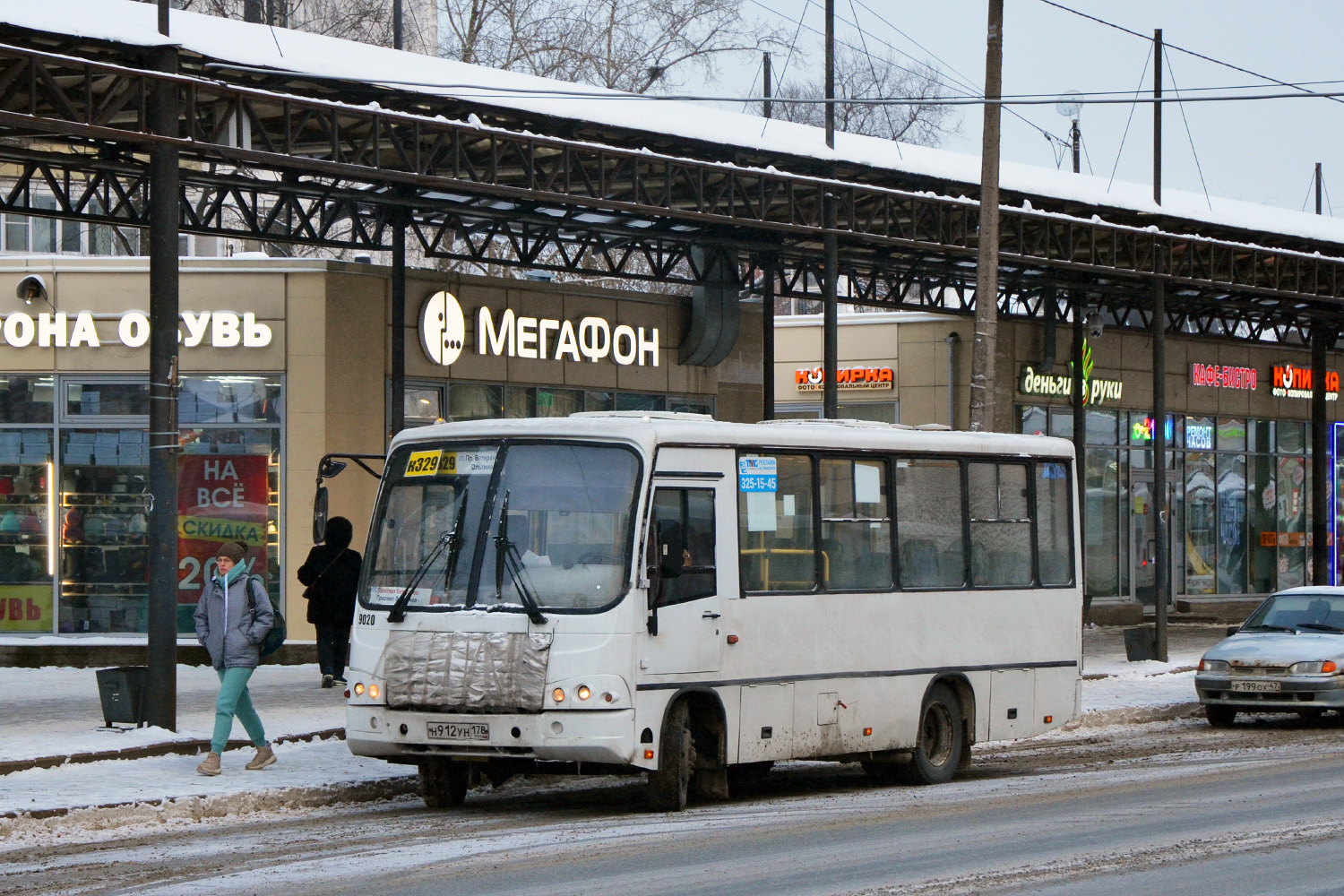 Санкт-Петербург, ПАЗ-320402-05 № 9020