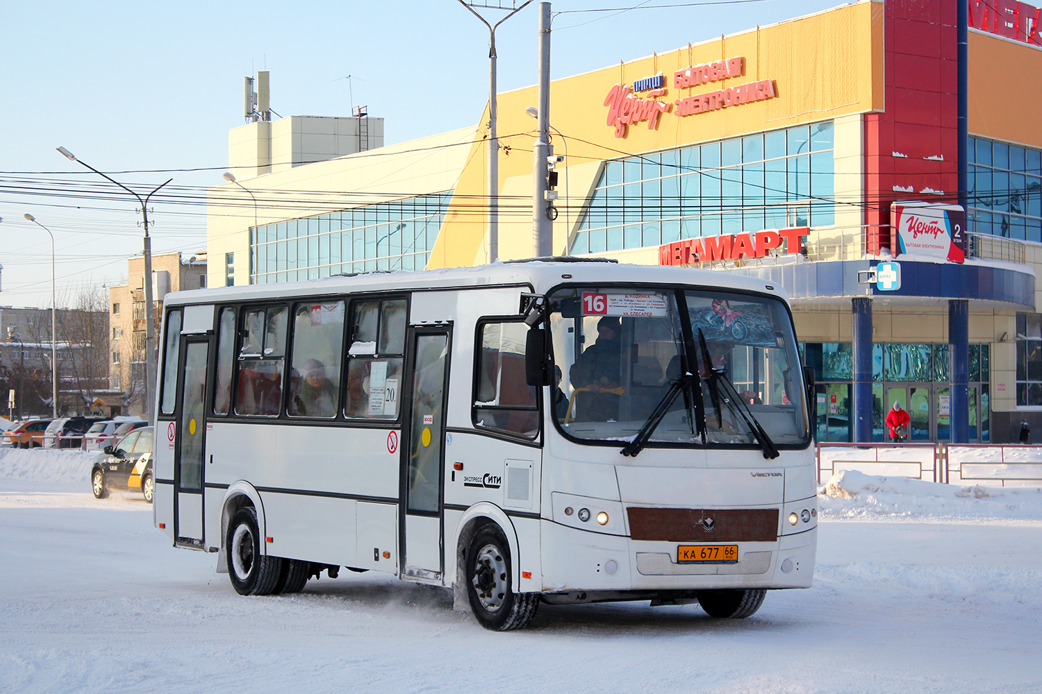 Свердловская область, ПАЗ-320412-04 "Вектор" № КА 677 66