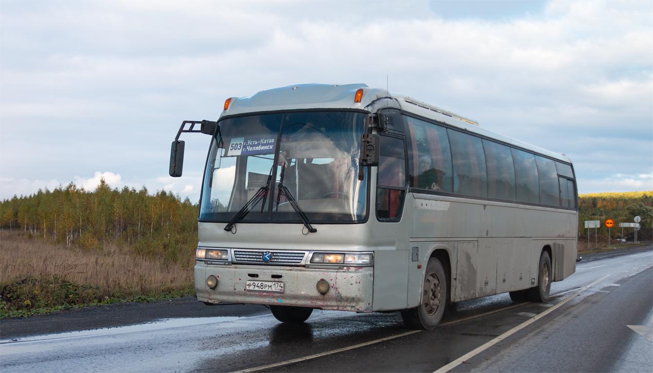 Челябинская область, Kia Granbird № Р 948 РМ 174