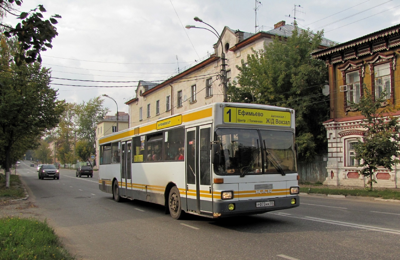 Владимирская область, MAN 791 SL202 № Р 073 НК 33