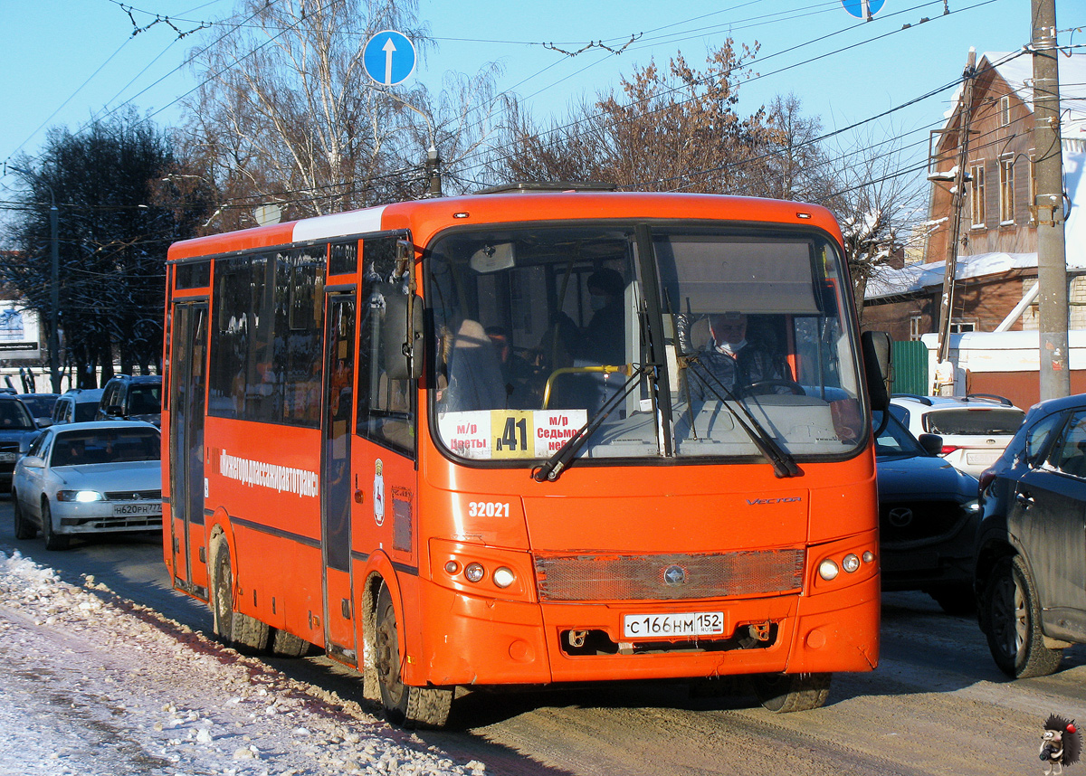 Nizhegorodskaya region, PAZ-320414-04 "Vektor" № 32021