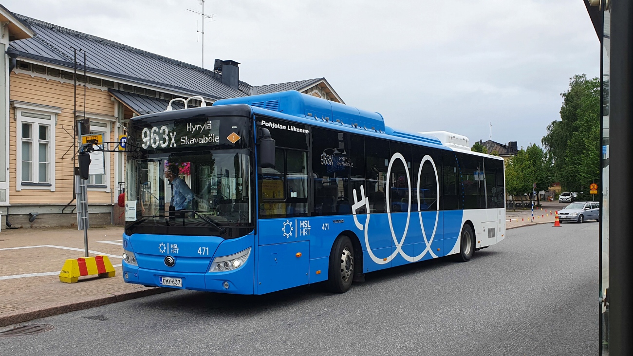 Финляндия, Yutong E12 (ZK6128BEVG) № 471