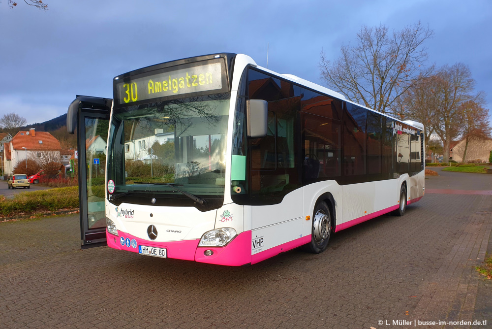 Нижняя Саксония, Mercedes-Benz Citaro C2 hybrid № 80