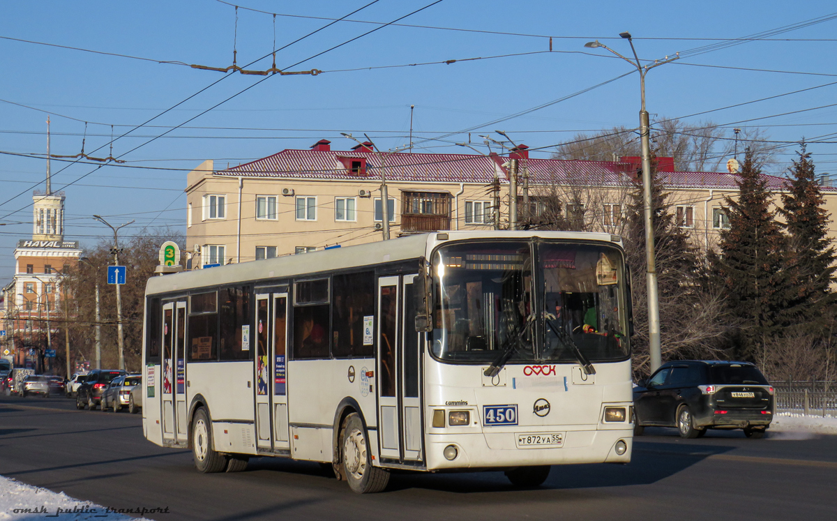 Omsk region, LiAZ-5256.53 Nr. 450
