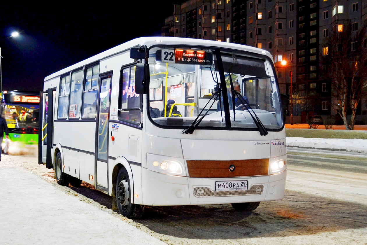 Архангельская область, ПАЗ-320414-05 "Вектор" (1-2) № М 408 РА 29