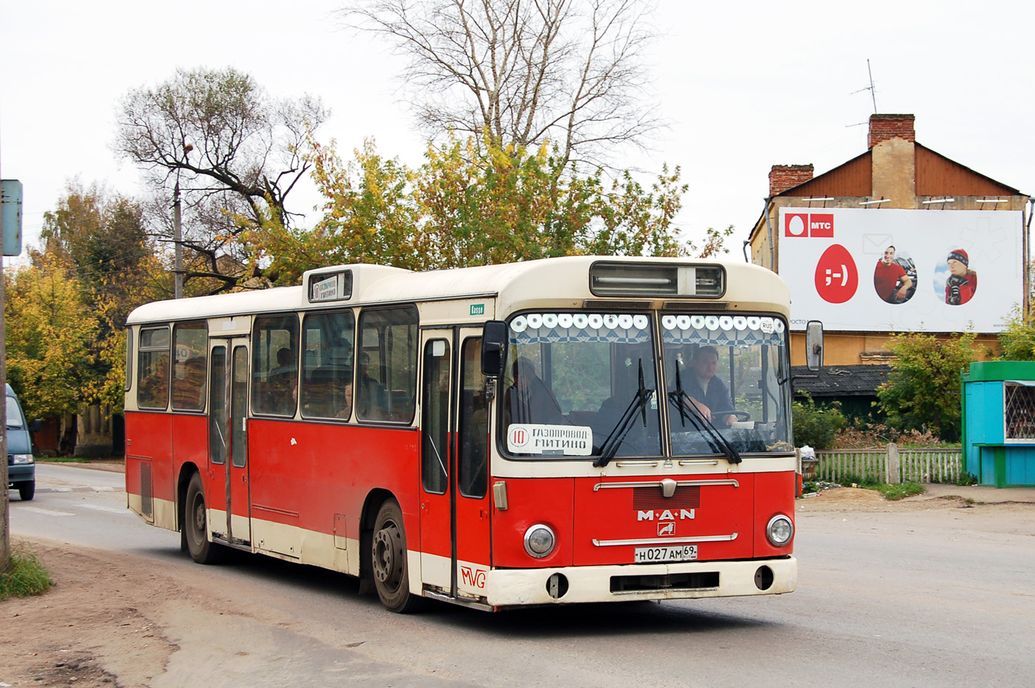 Тверская область, MAN 192 SL200 № Н 027 АМ 69