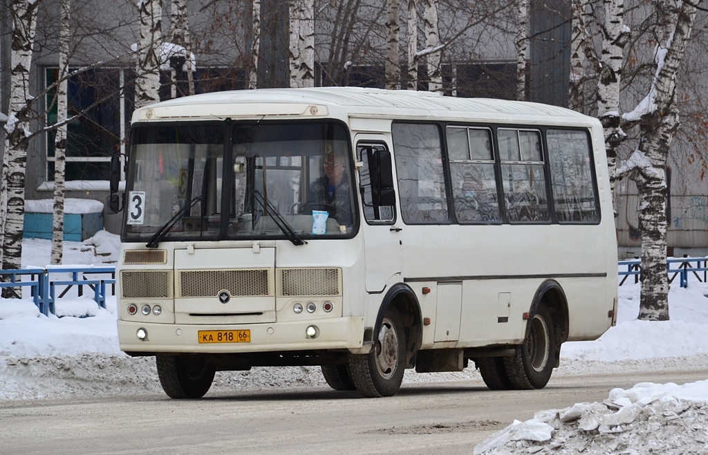 Свердловская область, ПАЗ-32054-110-07 № КА 818 66