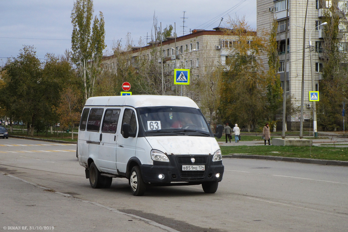 Волгоградская область, ГАЗ-322132 (XTH, X96) № В 851 МЕ 134