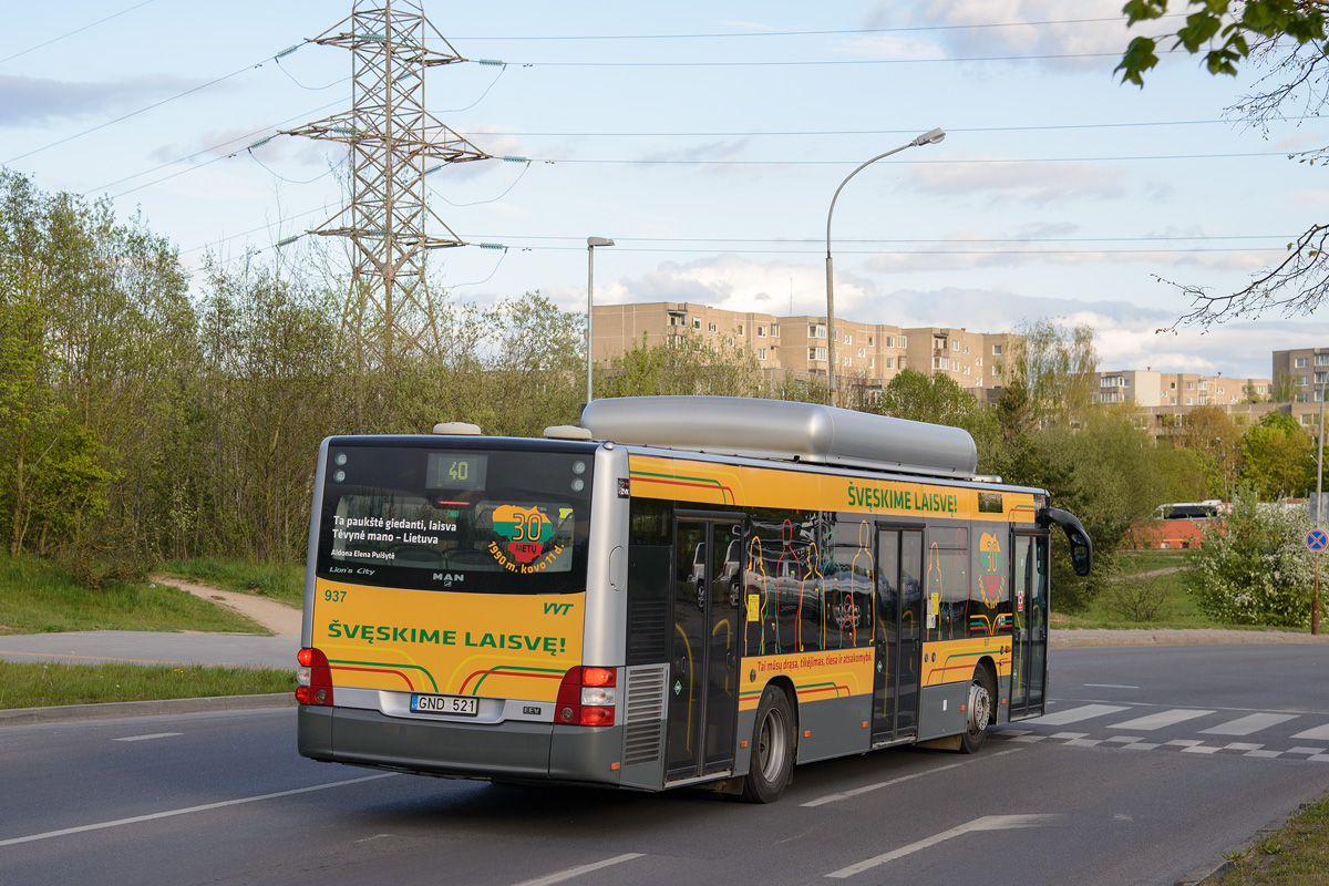 Литва, MAN A21 Lion's City NL273 CNG № 937