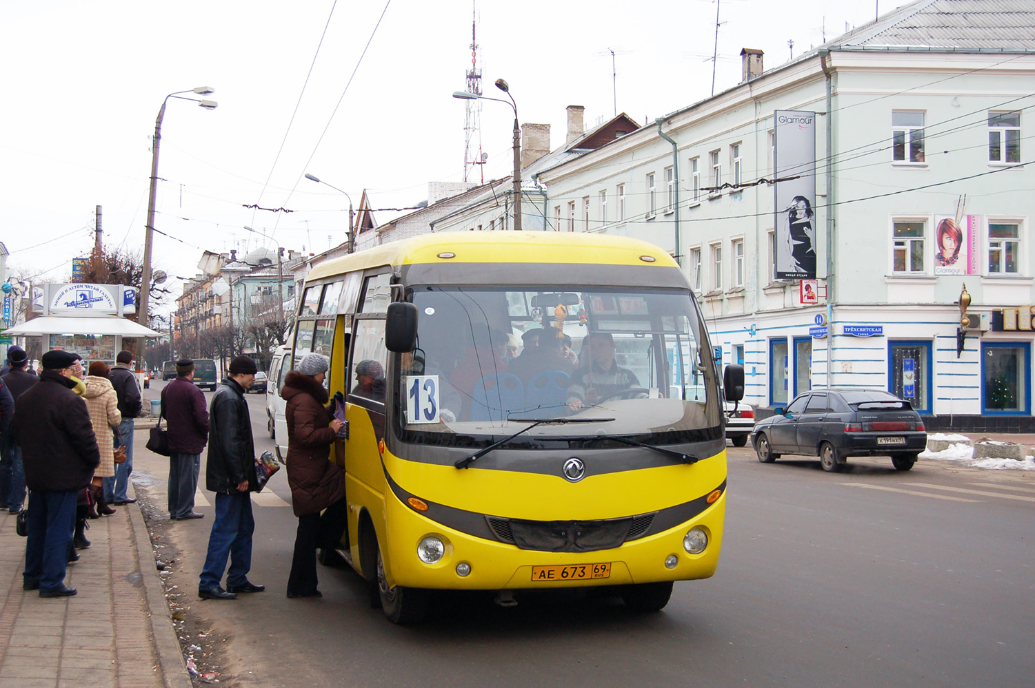 Obwód twerski, Dongfeng DFA6600 Nr АЕ 673 69; Obwód twerski — Route cabs of Tver (2000 — 2009).