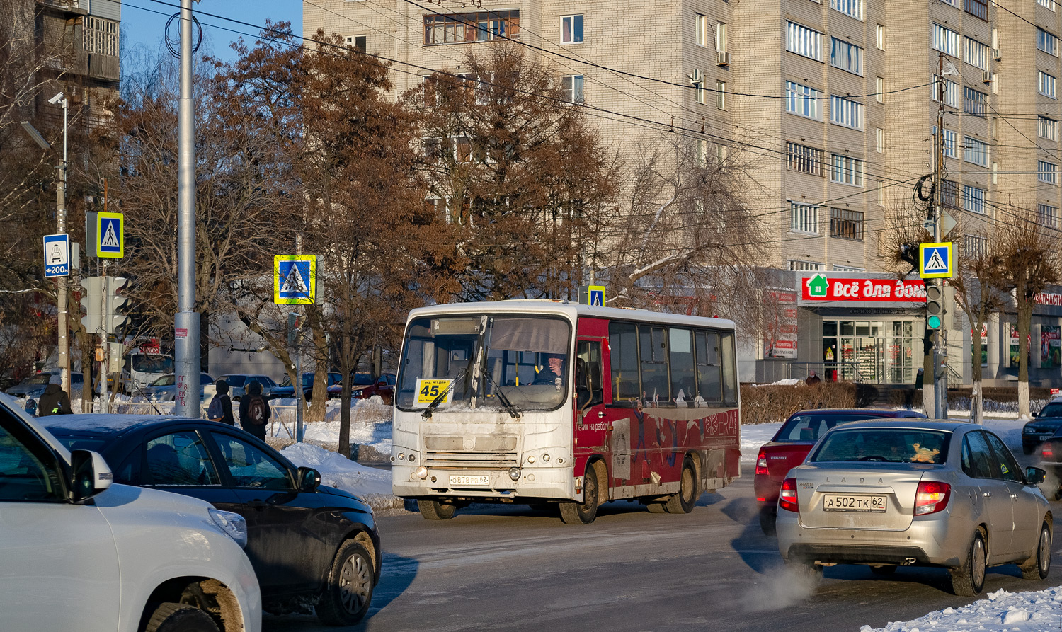 Рязанская область, ПАЗ-320402-03 № О 878 РВ 62