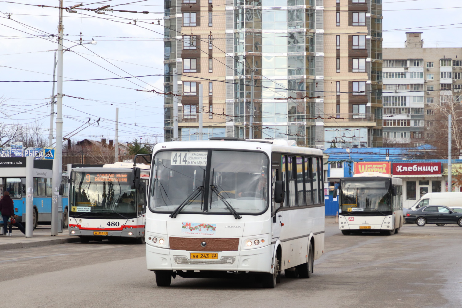 Краснодарский край, ПАЗ-320412-05 "Вектор" № АВ 243 23