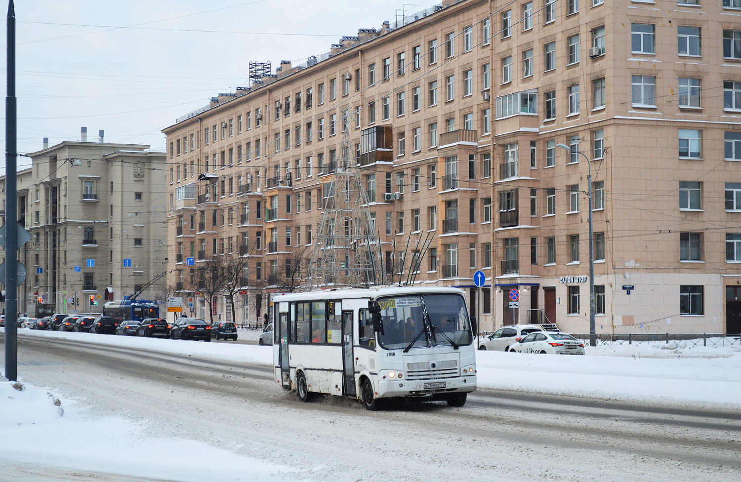 Санкт-Петербург, ПАЗ-320412-05 № 7648