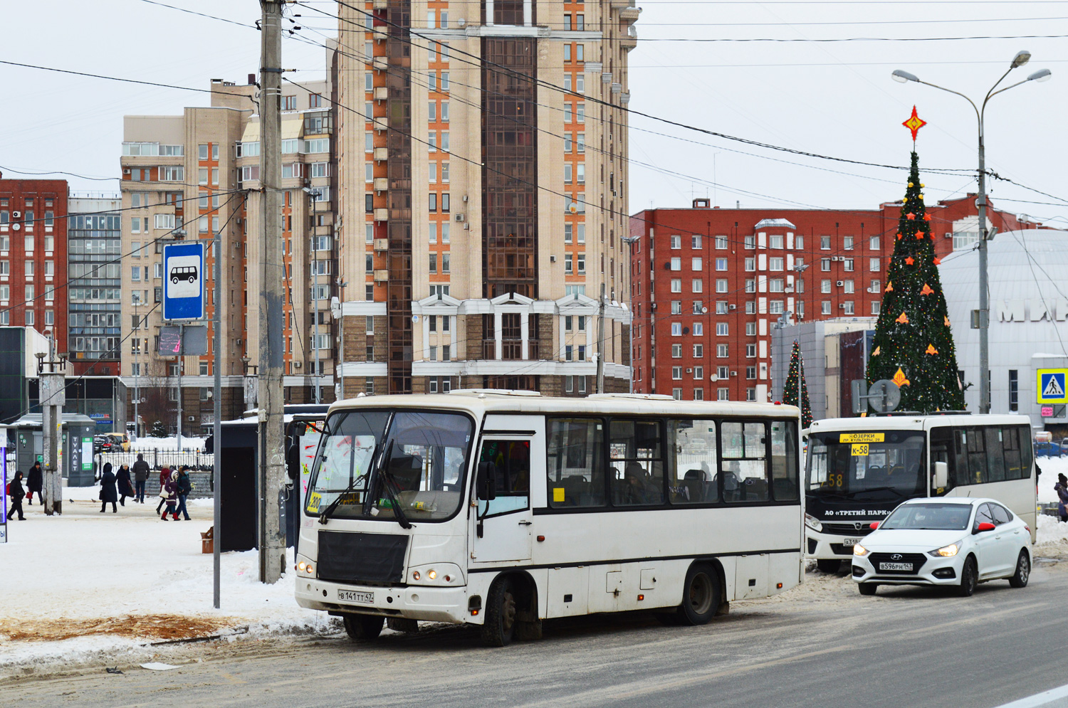 Санкт-Петербург, ПАЗ-320402-05 № 03156