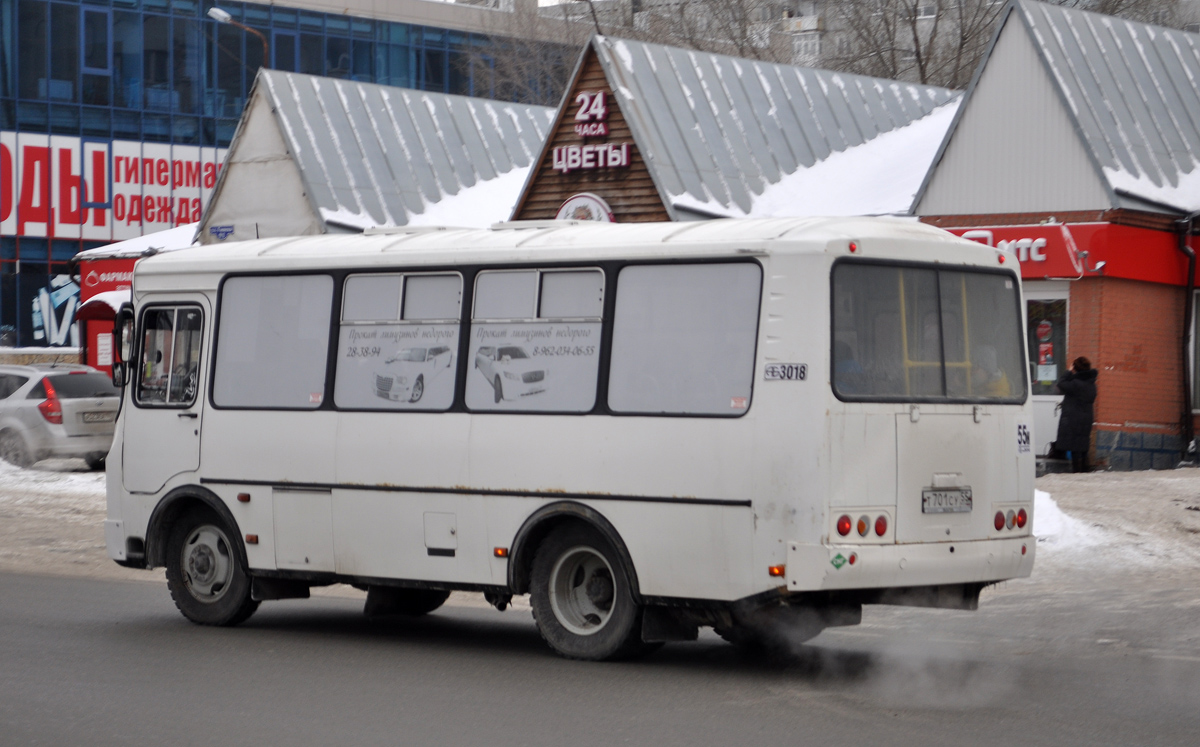 Омская область, ПАЗ-32054 № 3018