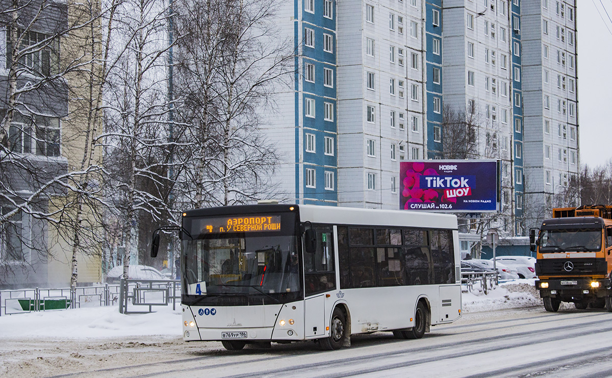 Ханты-Мансийский АО, МАЗ-206.086 № В 769 УР 186