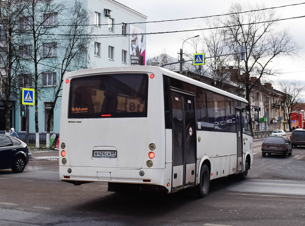 Тверская область, ПАЗ-320414-05 "Вектор" (1-2) № В 424 СА 69