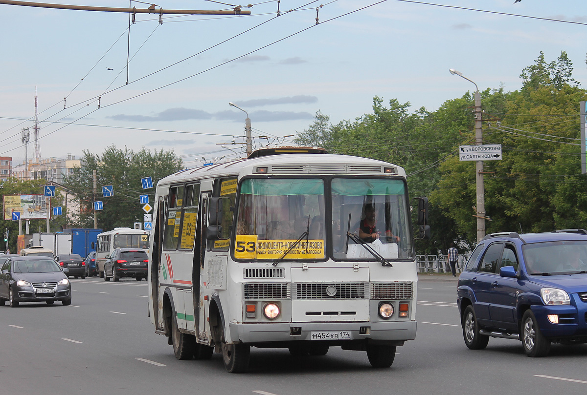 Chelyabinsk region, PAZ-32054 č. М 454 ХВ 174