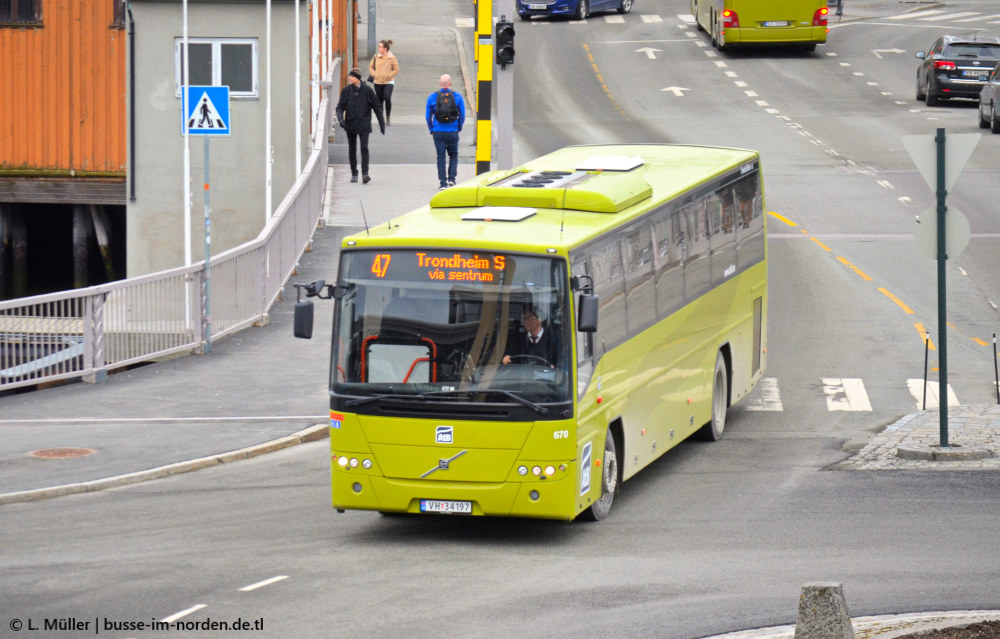 Норвегия, Volvo 8700 № 670