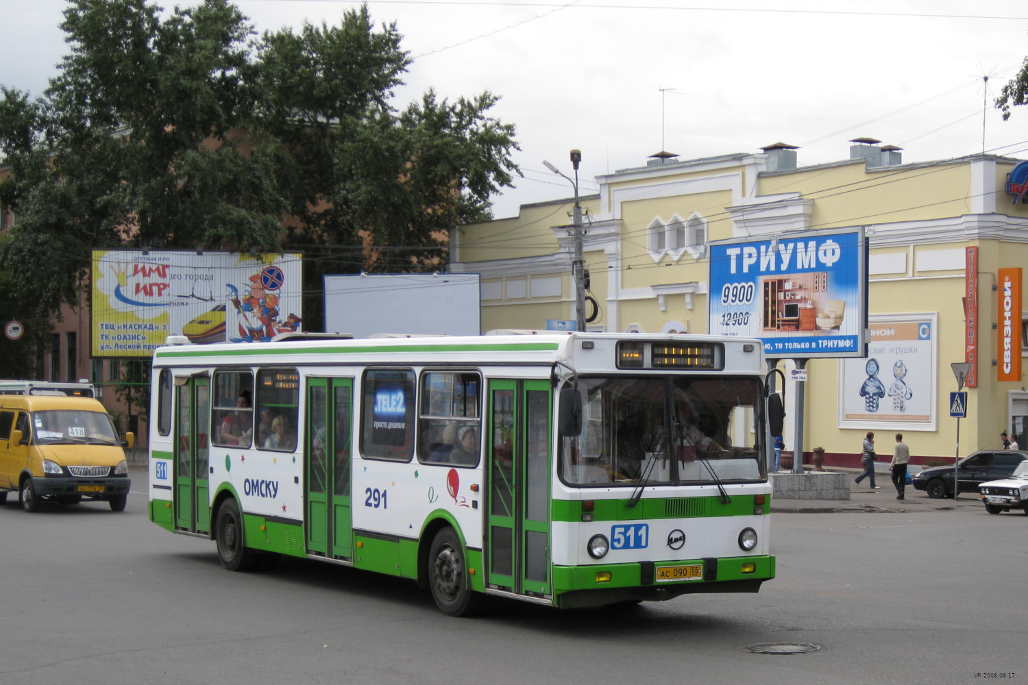 Омская область, ЛиАЗ-5256.45 № 511