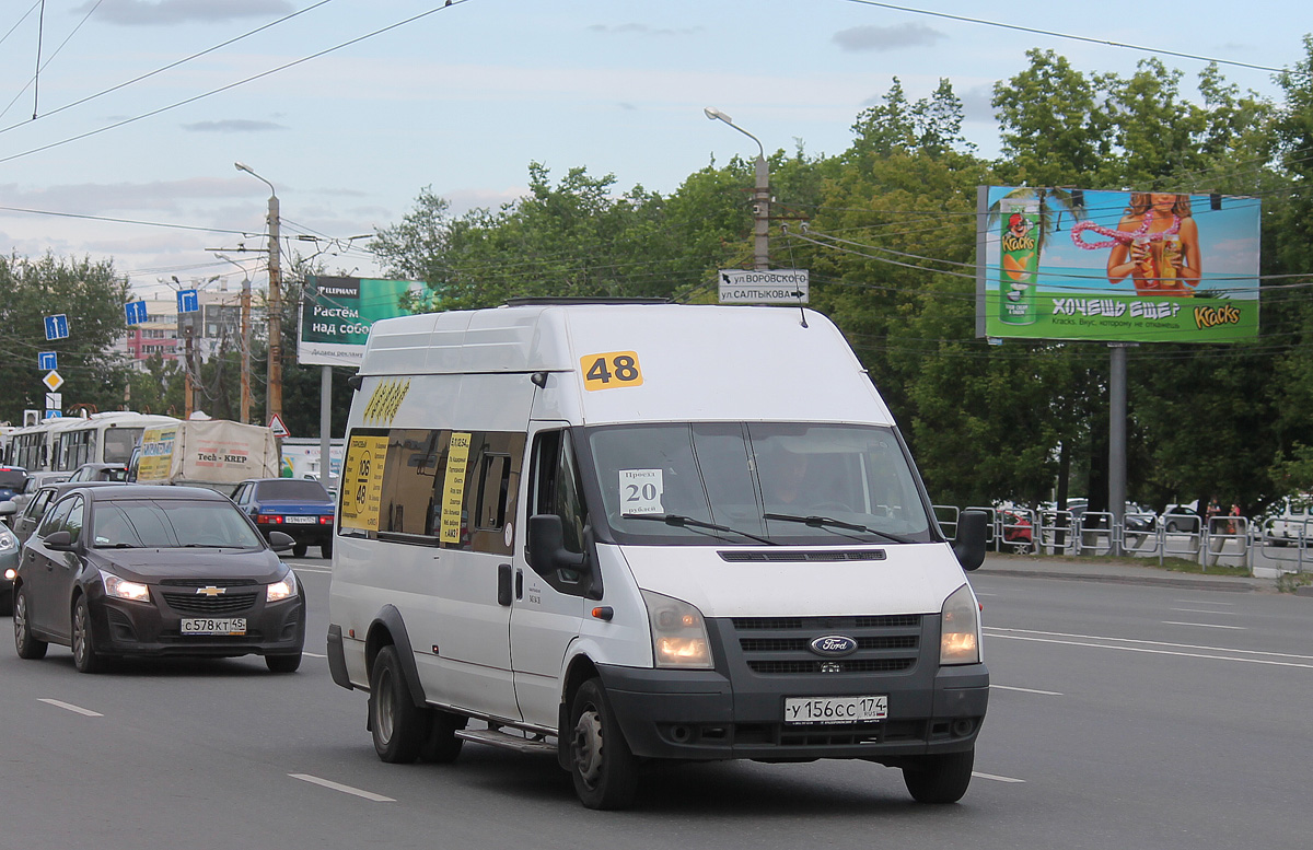 Челябинская область, Самотлор-НН-3236 (Ford Transit) № У 156 СС 174