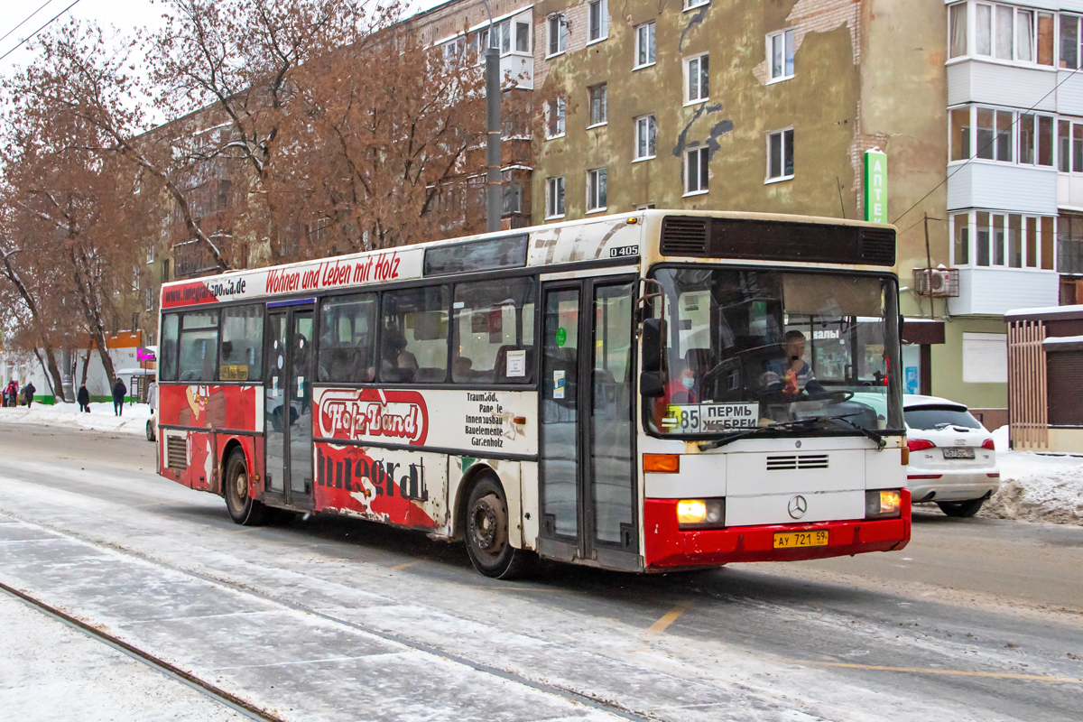 Пермский край, Mercedes-Benz O405 № АУ 721 59